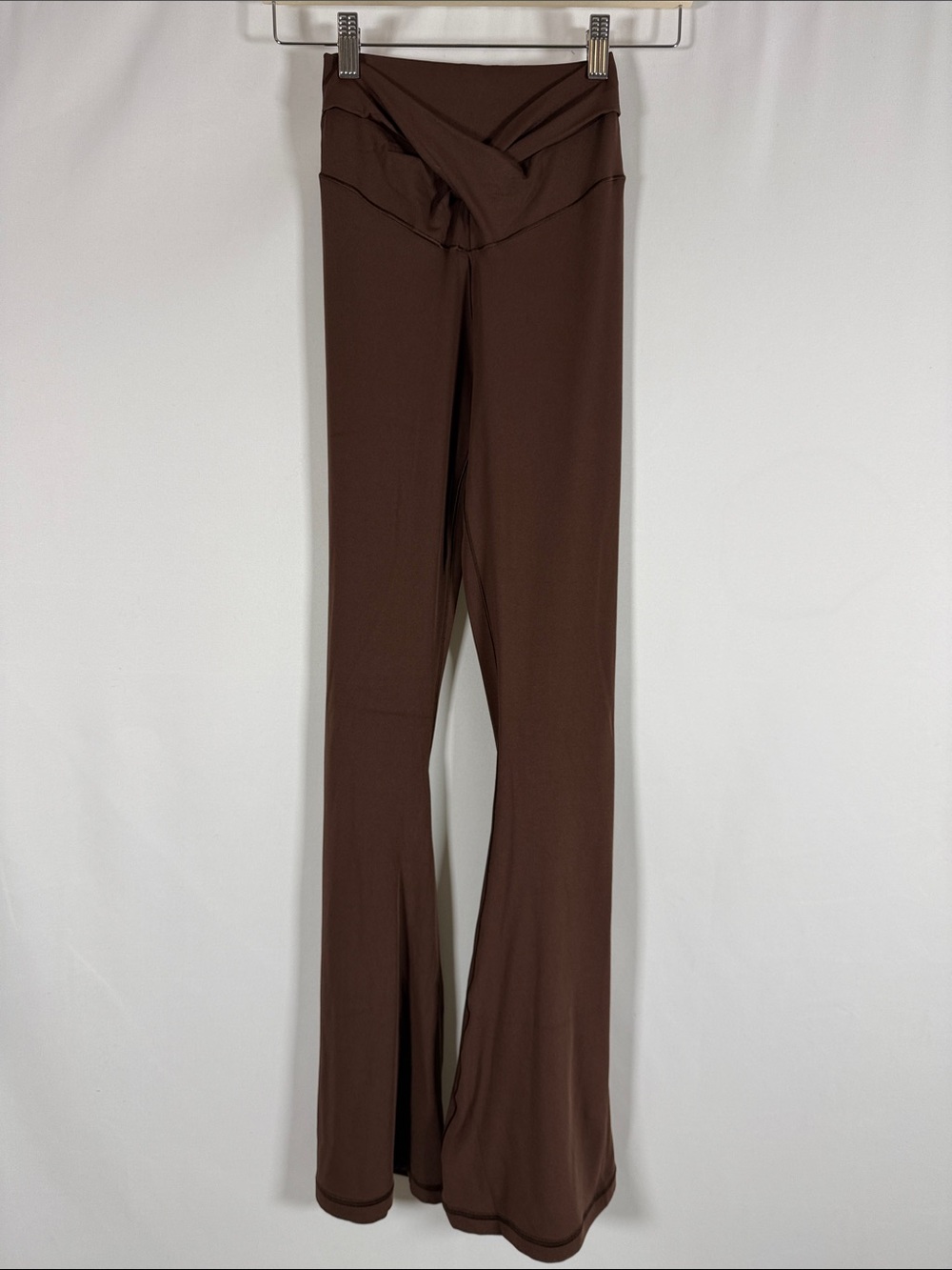 aerie Brown High-Waist Flare Yoga Pants
